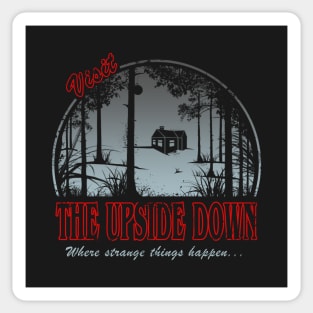 Visit The Upside Down Sticker